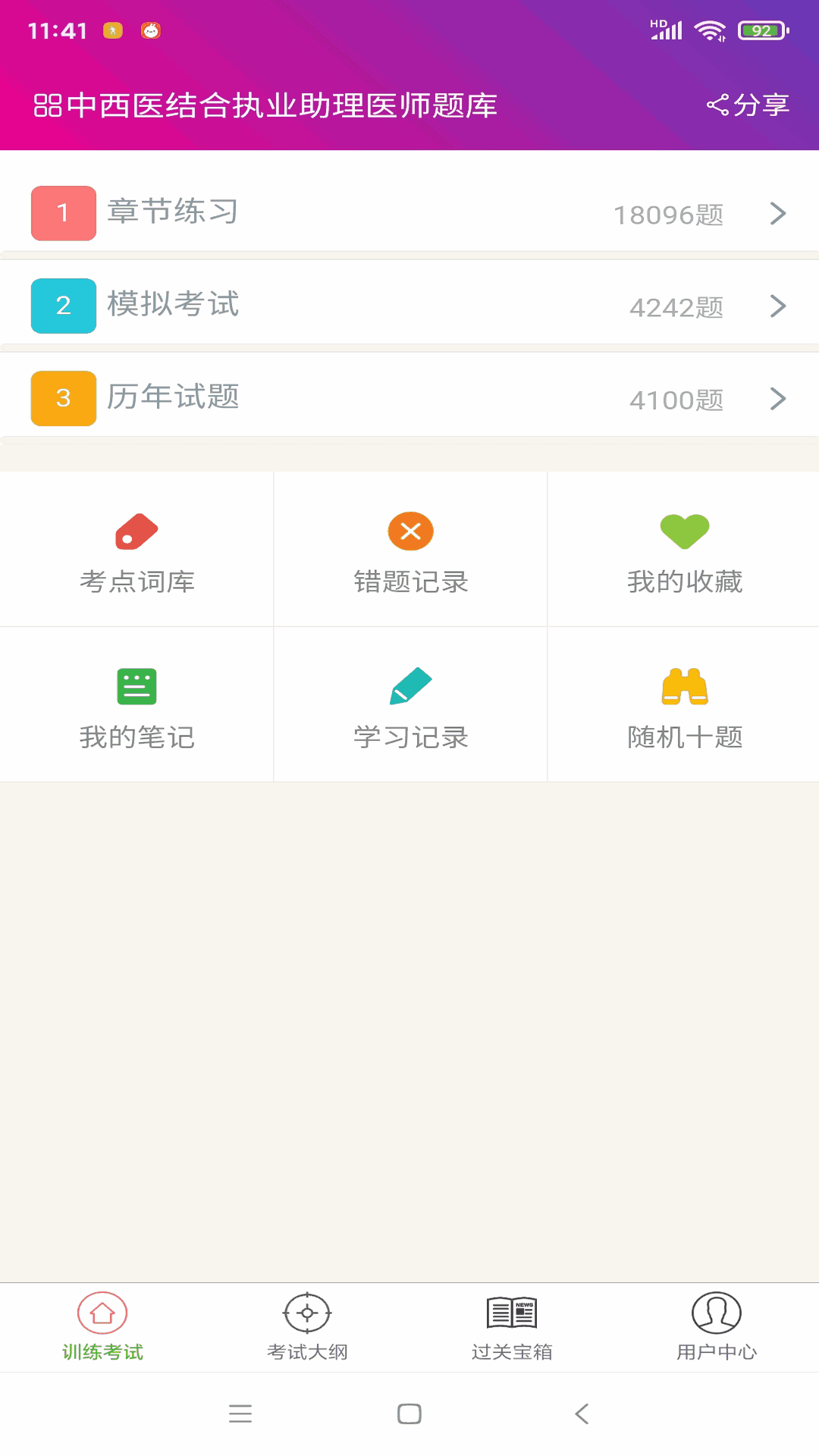 中西医结合执业助理医师总题库